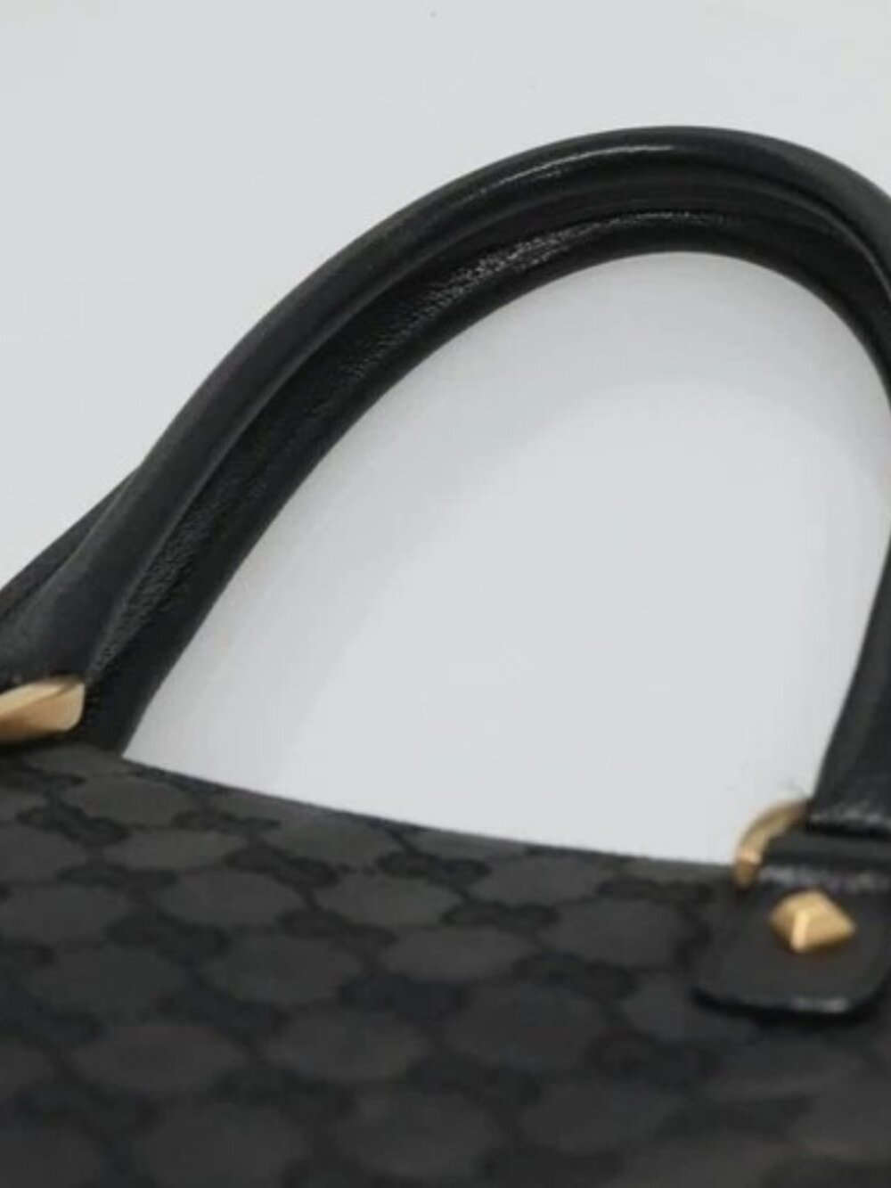 GUCCI GG Canvas Tote Bag Black 120898 Auth nb109 - Picture 8 of 16